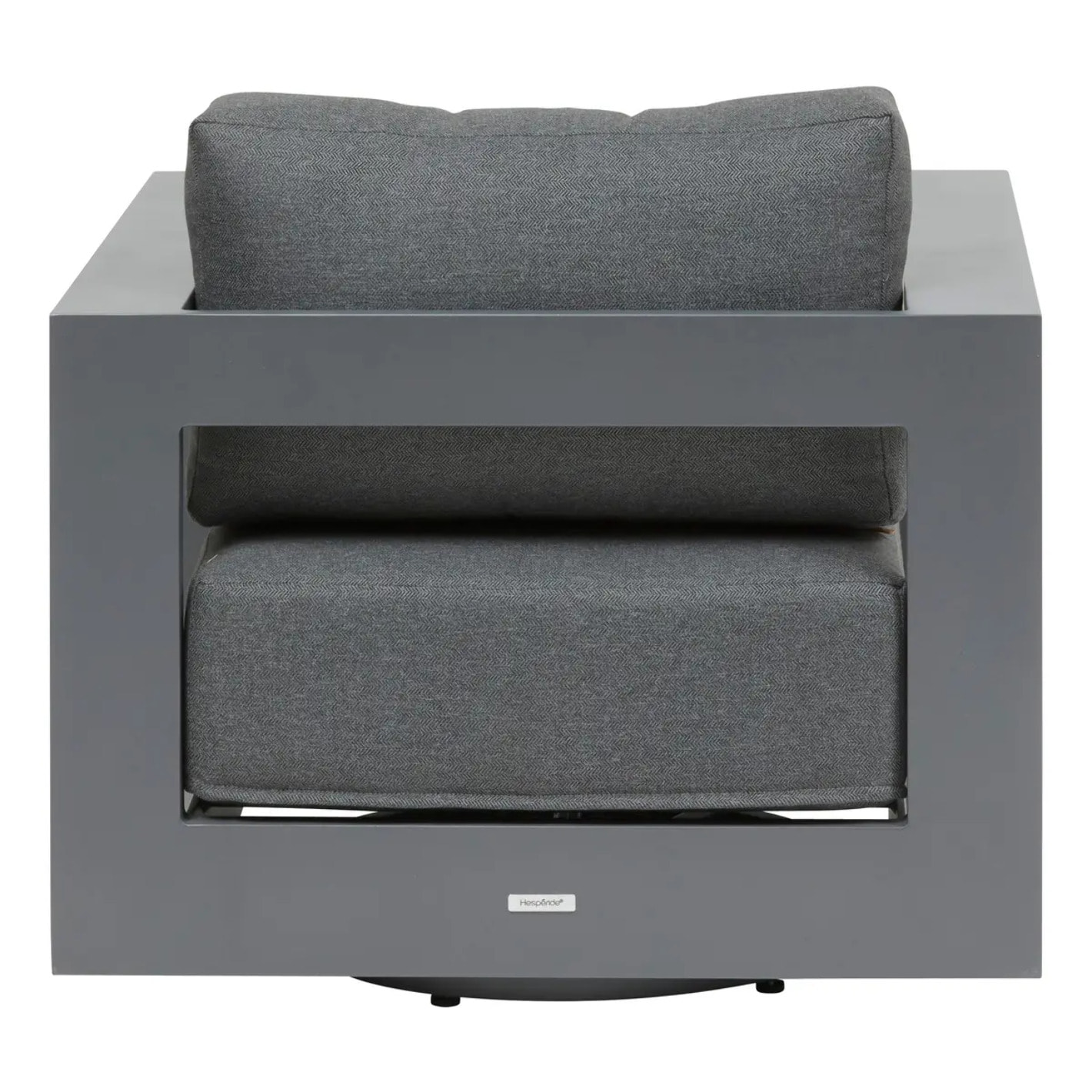 Fauteuil de salon de jardin rotatif ALLURE Gris / Graphite