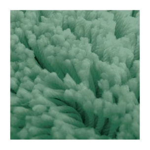 Tapis de bain rond Microfibre HIGHLAND Vert Basil Spirella