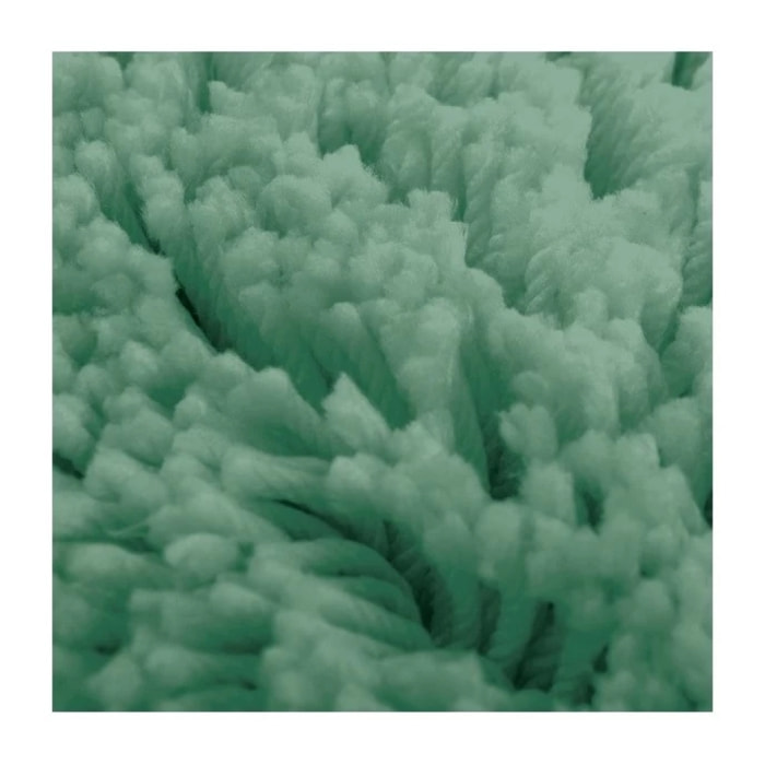 Tapis de bain rond Microfibre HIGHLAND Vert Basil Spirella