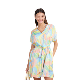 Abito donna corto viscosa pennellato Noidinotte