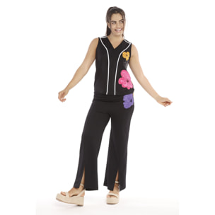 Mamatayoe Pantalón Aloysia Para Mujer, Negro