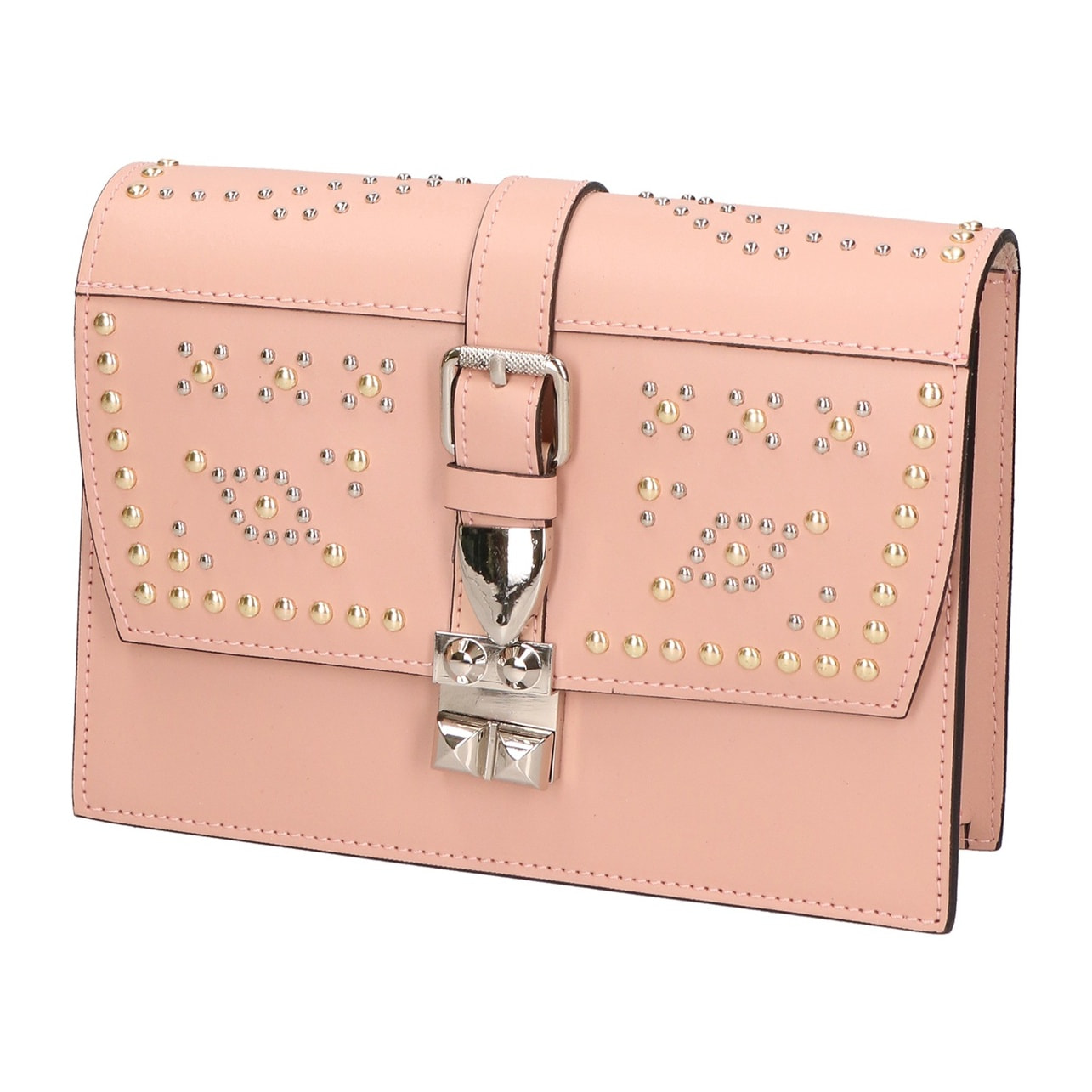 Borsa a tracolla donna - Modello Elyse - Vera pelle - 24.0 x 17.0 x 7.0 cm