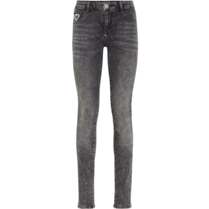 PHILIPP PLEIN Jegging a vita alta HEART
