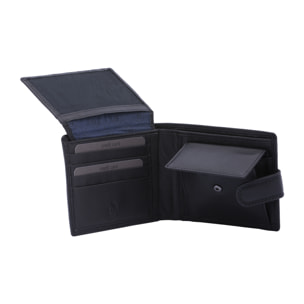 Portafoglio  da uomo In Vera pelle Made in Italy 12,5x9,5x3 cm