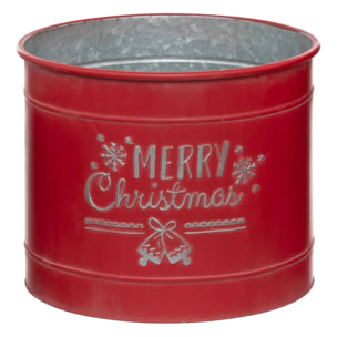 Cache pot traditionnel en métal x3
