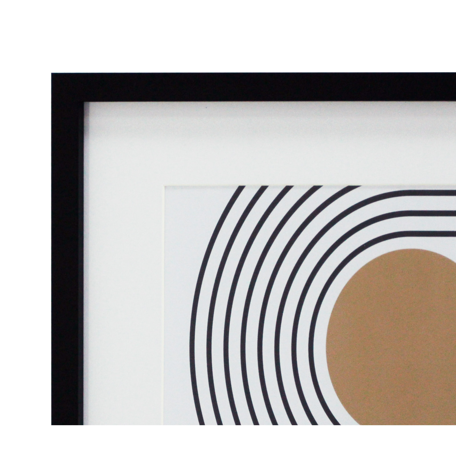 2 láminas impresas enmarcadas Route blanco-negro 60x40x3 cm