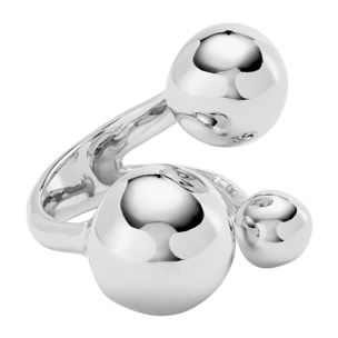 Anillo SER INTRÉPIDA PLATEADO 12