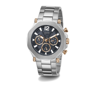 Guess Analogico Al Quarzo Guess Mens Black Multi-Function Watch