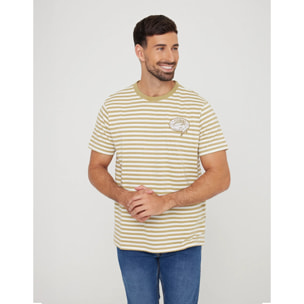 Camiseta Manga Corta Rayas - Canoon