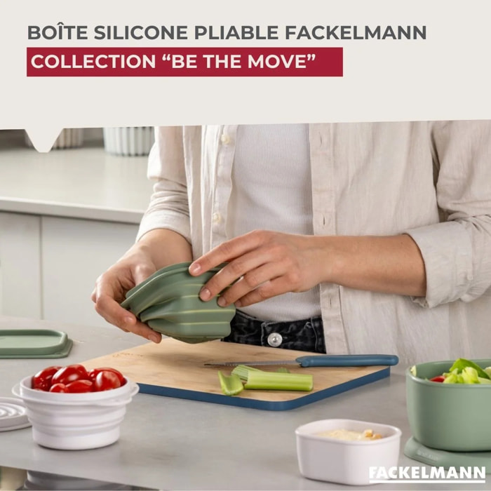 Lot de 11 boîtes hermétiques avec 3 boîtes à sauce Fackelmann Storage