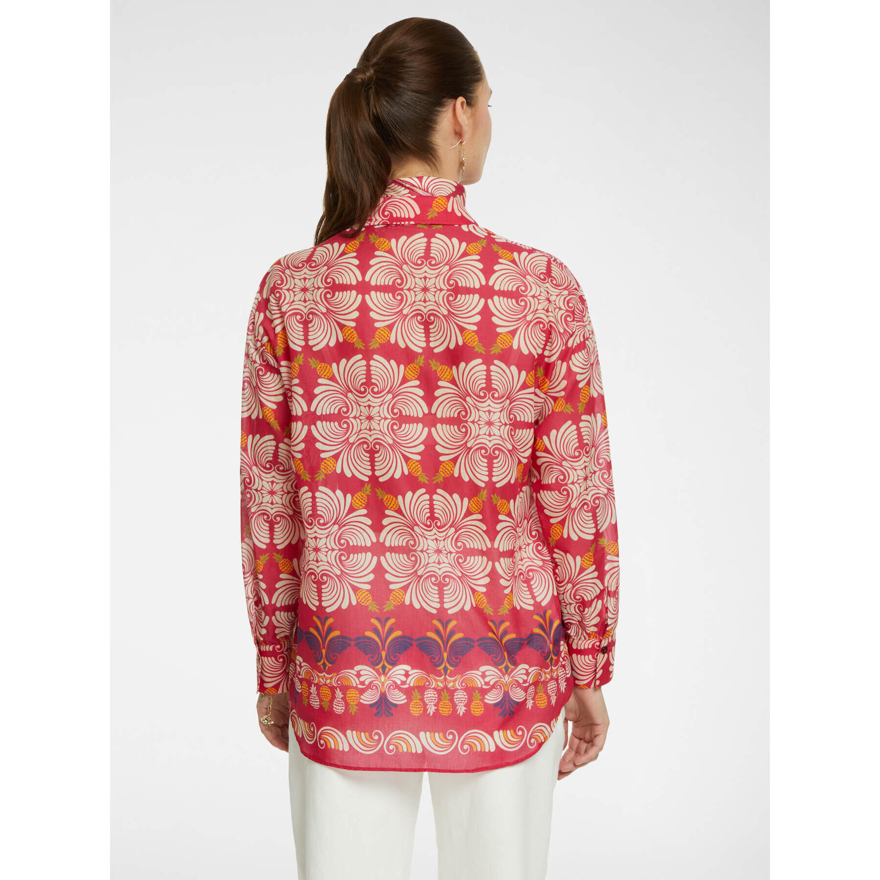 Elena Mirò - Camisa estampada - Fuchsia