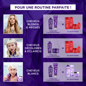 L'Oréal Paris Elseve Color Vive Shampooing Violet Déjaunisseur 3x200ml