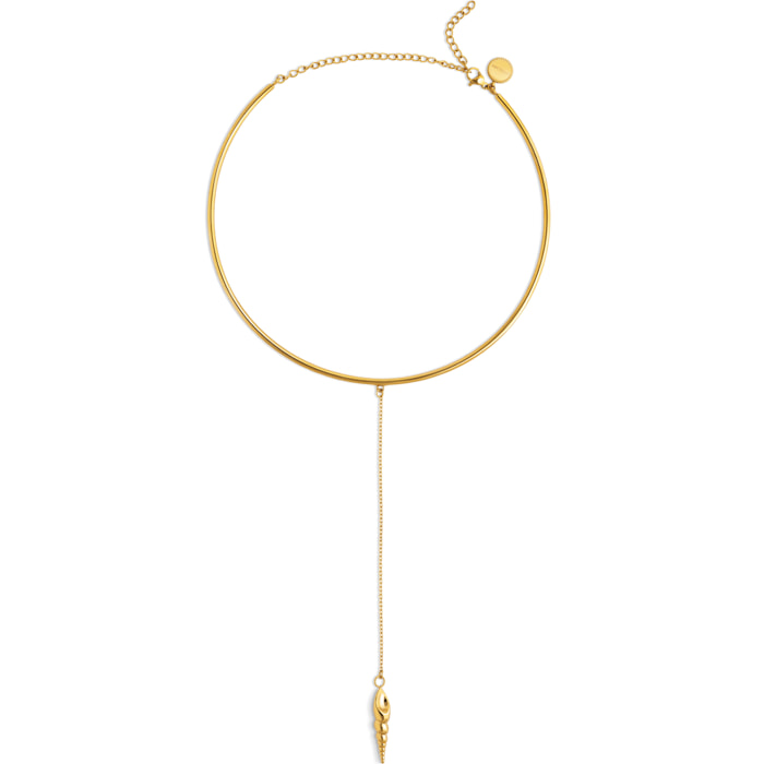 Collana Ítaca Acciao Placcato Oro