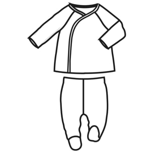 Conj.Polaina + Camiseta Cruzada Hada