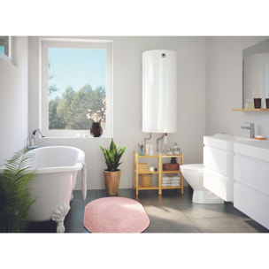 Chauffe-eau électrique Duralis ACI Hybride 150 L vertical mural compact - THERMOR - 861412