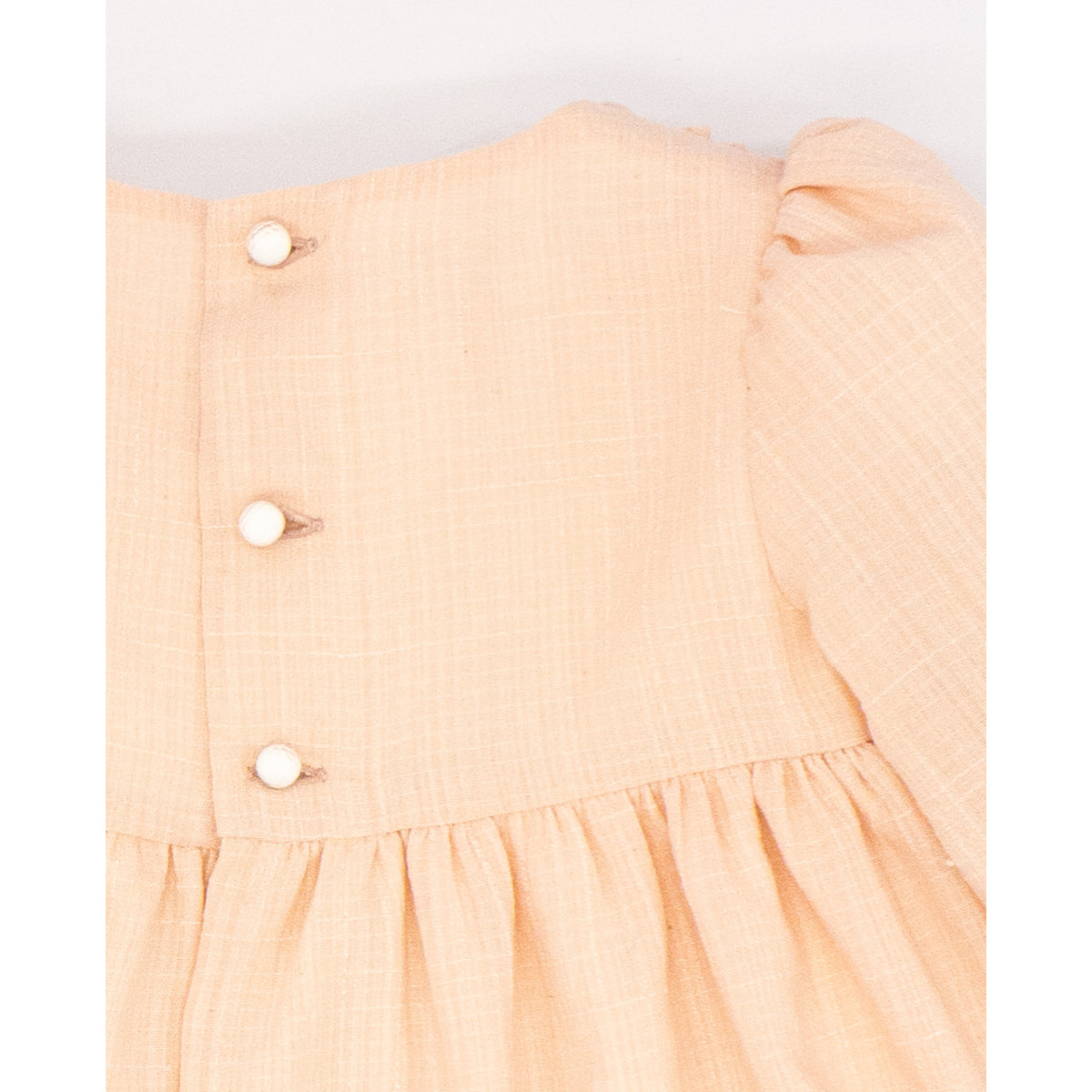 VESTIDO ALGODÓN CON PECHO FRUNCIDO