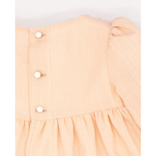 VESTIDO ALGODÓN CON PECHO FRUNCIDO