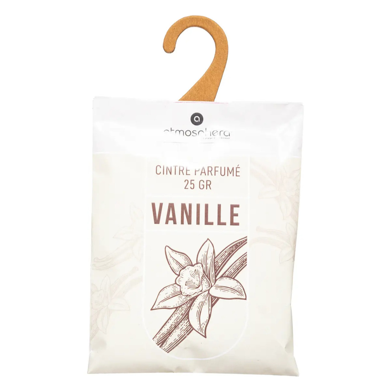Lot de 3 cintres parfumés vanille 25g