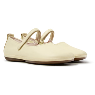 Bailarinas - CAMPER Right Nina - Beige - Piel lisa