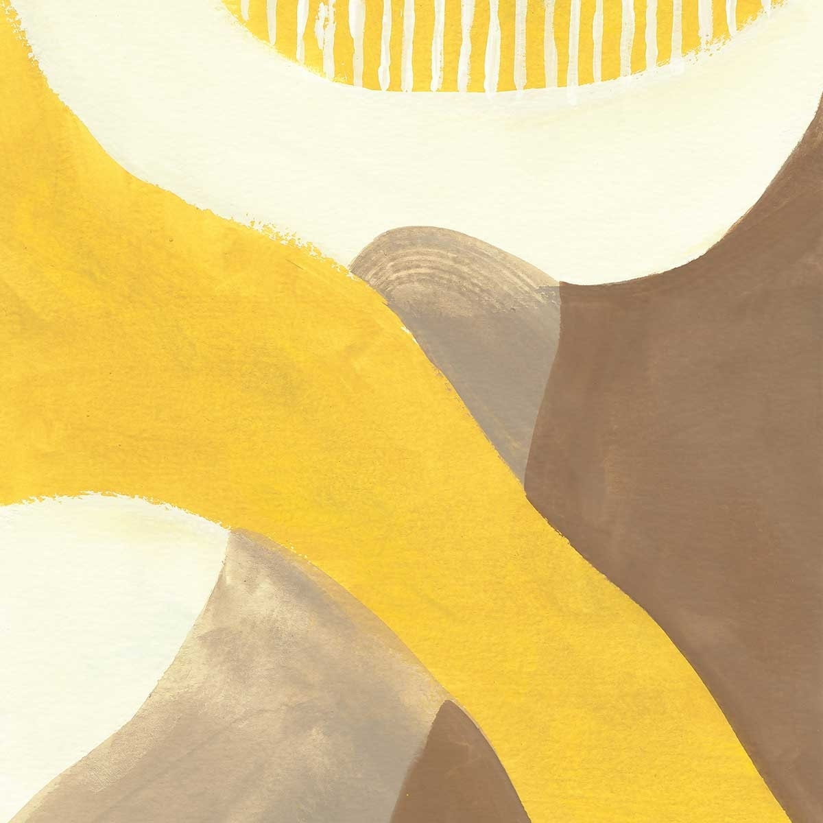 Affiche deco Terres du sud Affiche + cadre en bois - Chêne