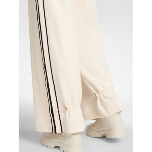 Elena Mirò - Pantalones de punto de pierna ancha - Blanco