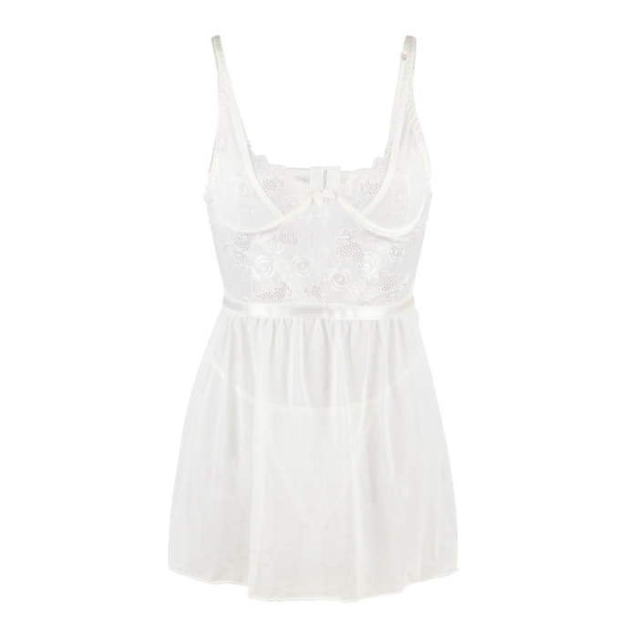 Babydoll SHORTLY Blanco, Intimax