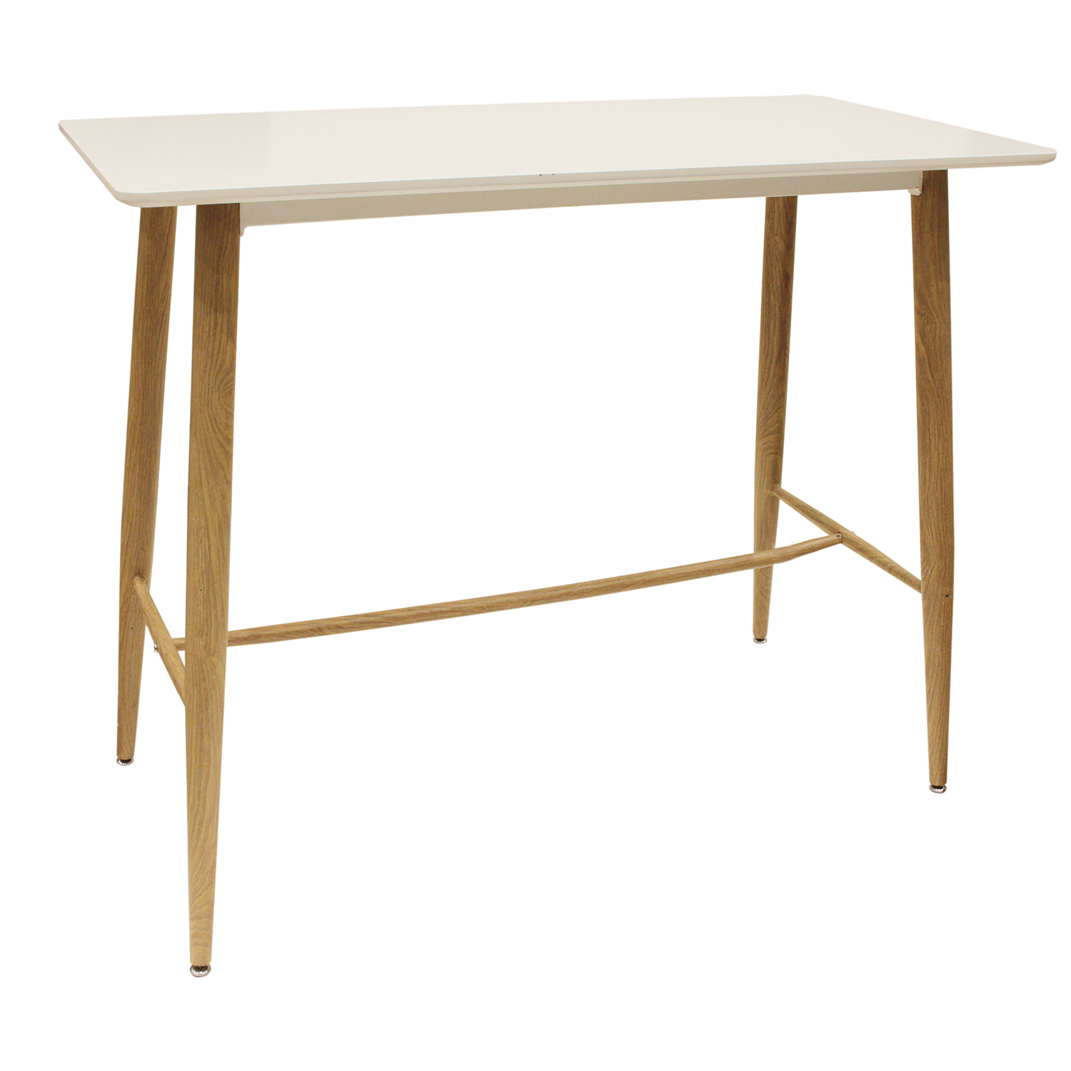 Table Mange Debout Blanc 115x60x102cm