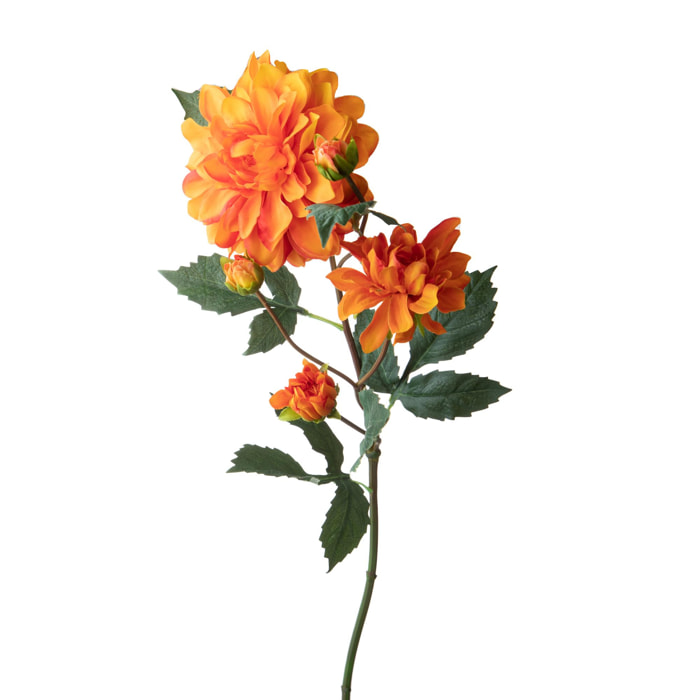 Dalia per 5 91 Cm - Pezzi 4 - 15X91X10cm - Colore: Arancio - Bianchi Dino - Fiori Artificiali