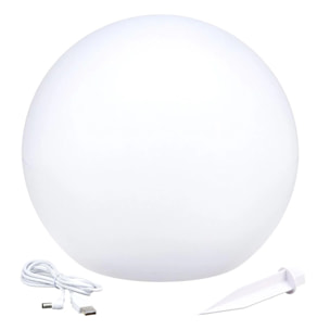 Boule lumineuse solaire SOLSTY RGB D30CM