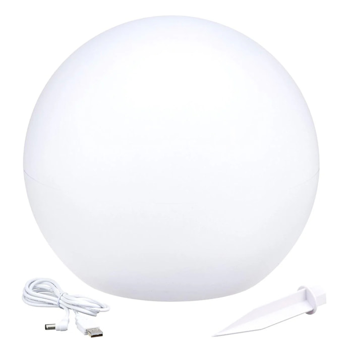 Boule lumineuse solaire SOLSTY RGB D30CM