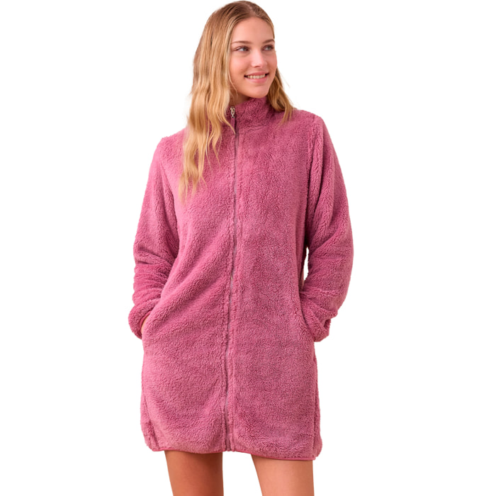 Vestaglia donna eco pelliccia articolo unito. Noidinotte