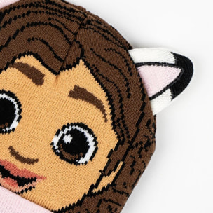 Set gorro y guantes infantil unisex "Gabby´s Dollhouse"