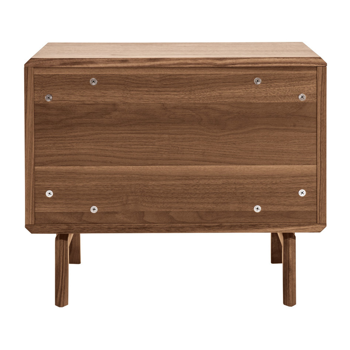 Table de chevet bois foncé noyer SUVA