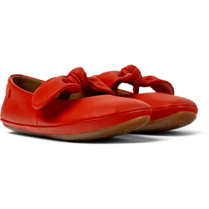 Bailarinas - CAMPER Right - Rojo - Cuero liso