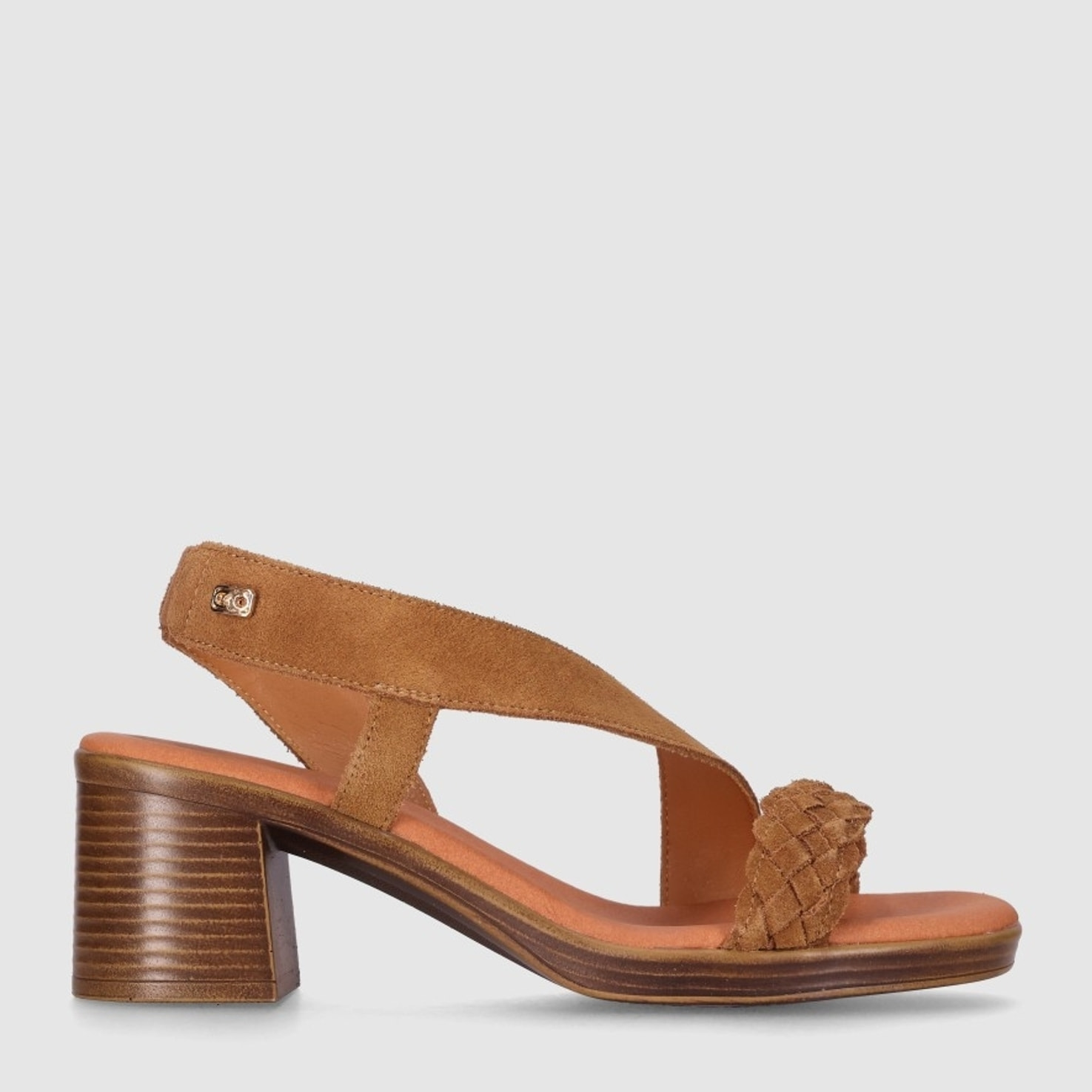 Sandalias de Serraje - Cuero - Tacón: 6 cm