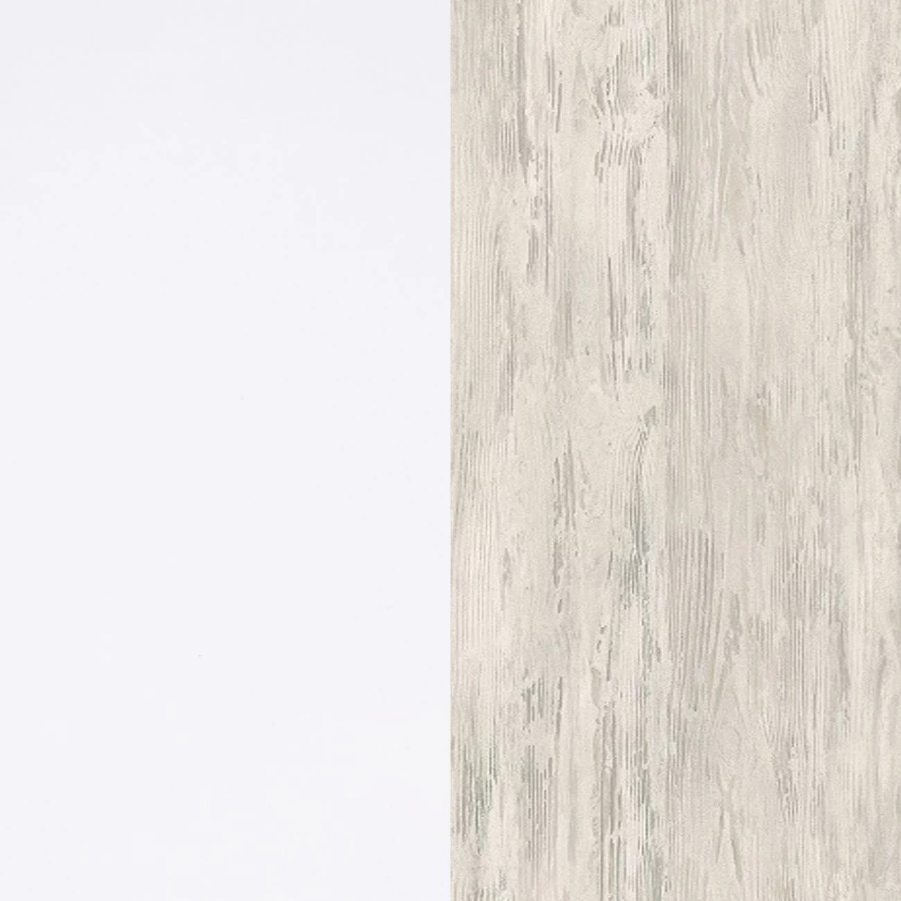 Armario de puertas correderas en blanco mate y blanco velho 120x200 cm Show Blanco Artik (Blanco Mate) – Blanco Velho