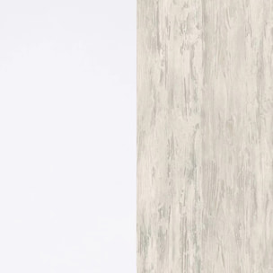 Armario de puertas correderas en blanco mate y blanco velho 120x200 cm Show Blanco Artik (Blanco Mate) – Blanco Velho