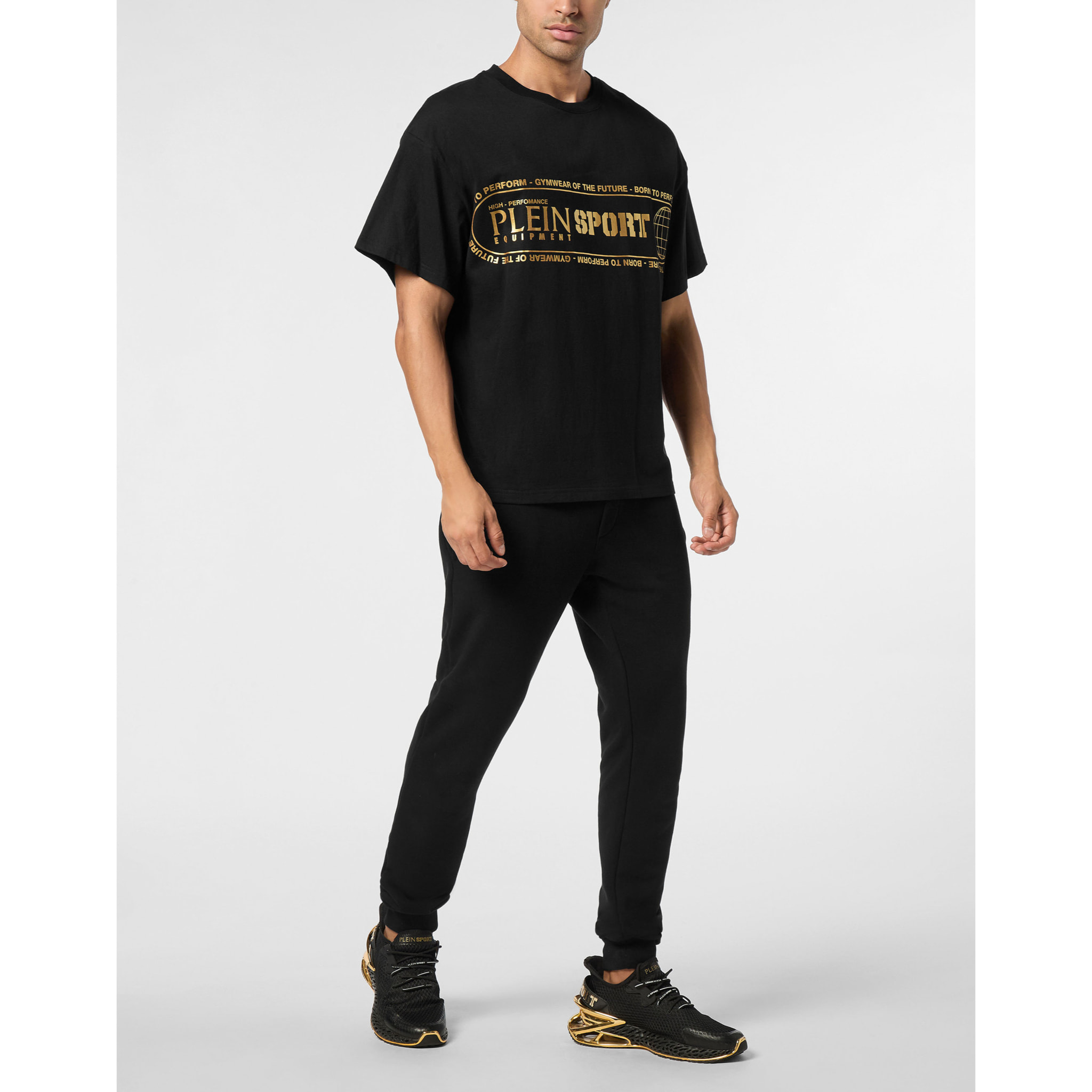 PLEIN SPORT Camiseta Cuello Redondo Ss LOGO