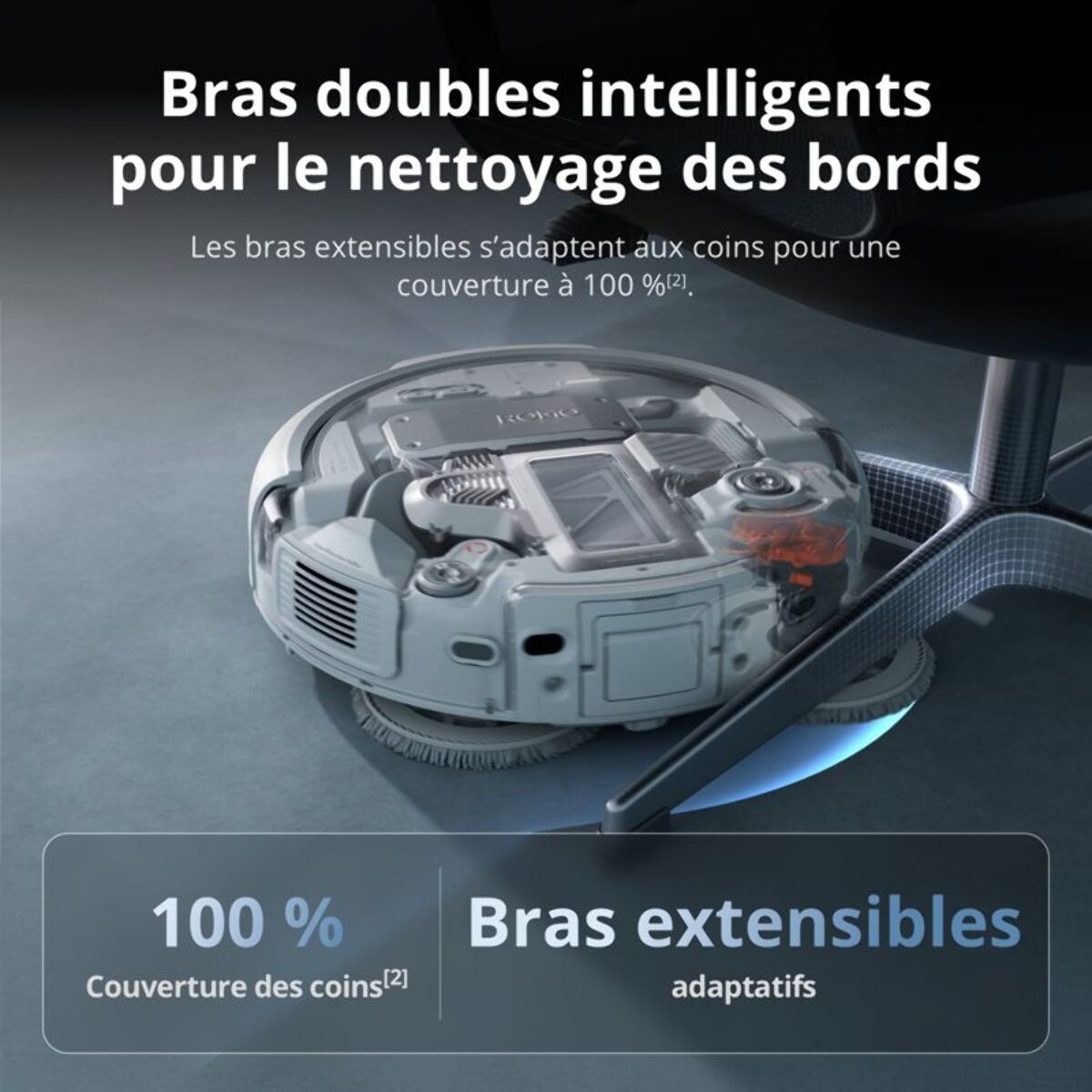 Robot Aspirateur Laveur DJI Romo P Water Tank