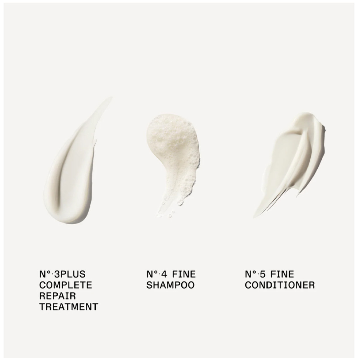 OLAPLEX Kit Treatment N°3 Plus 100ml + Shampoo N°4 Fine 250ml + Conditioner N°5 Fine 250ml