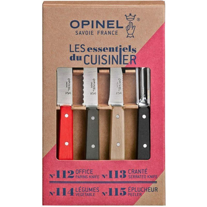 Opinel Le Petit Chef, Eplucheur Acier Inoxydable Gris M 
