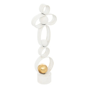 Déco à poser "Rob" blanc H65cm