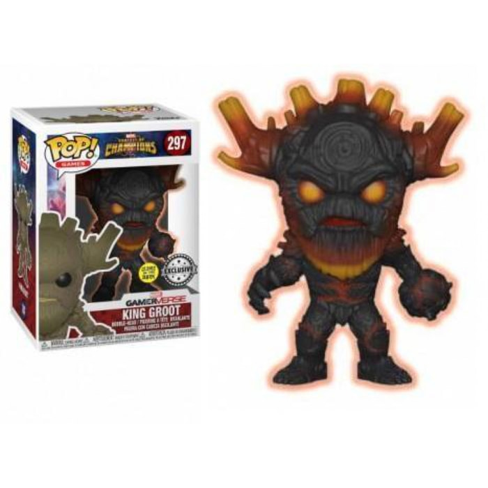 Contest of Champions Funko POP Marvel Vinile Figura King Groot 9 cm