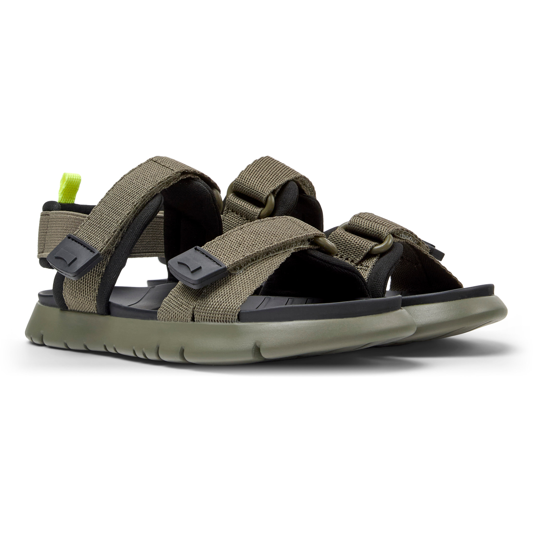 Sandali - CAMPER Oruga Sandal - Verde - Tessile tecnico
