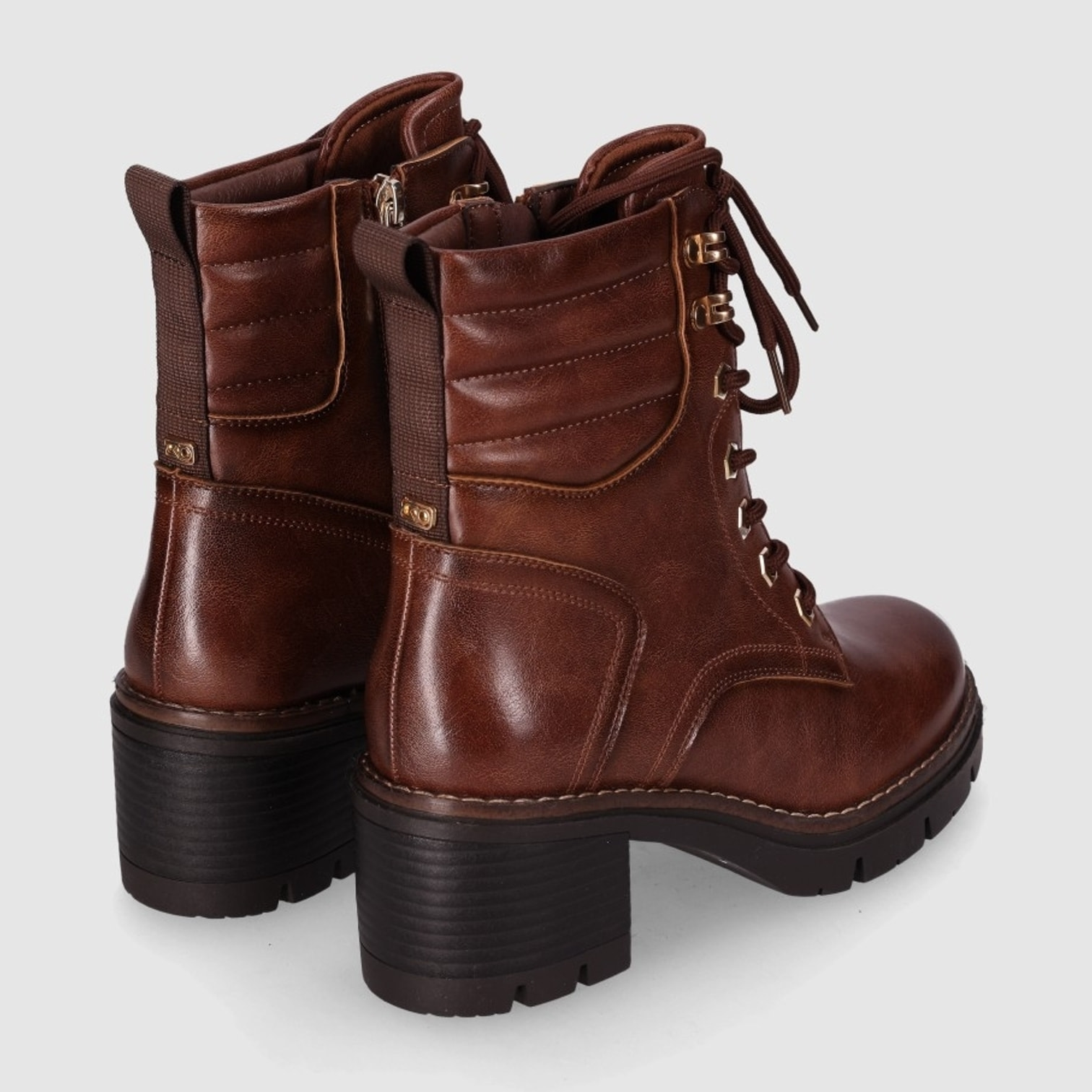 Botines - Marron - Tacón: 5 cm