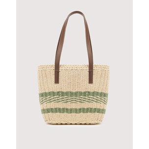 Bolso Capazo Trenzado Natural - Hyla
