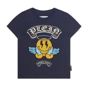 PHILIPP PLEIN T-Shirt Round Neck Ss SMILE