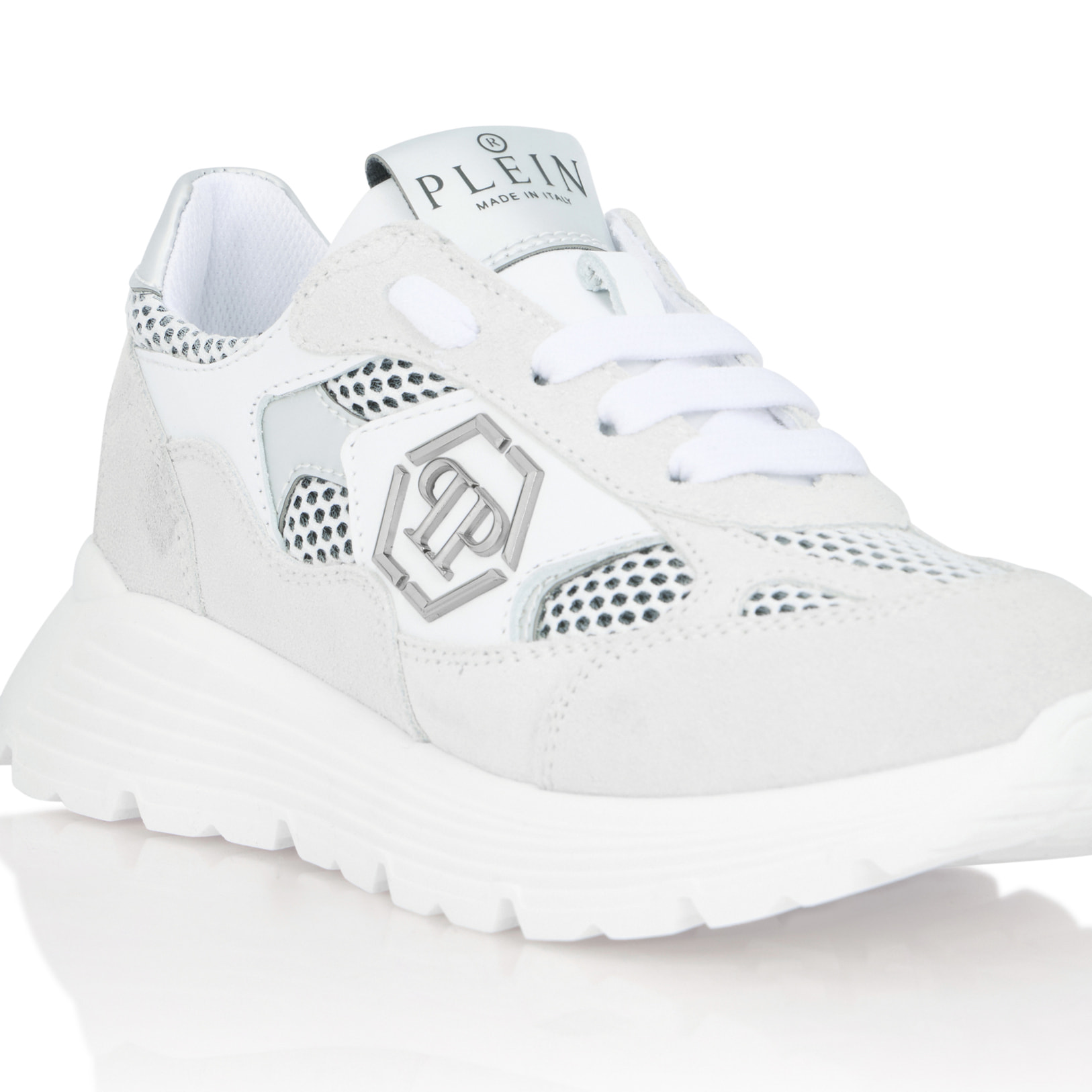 PHILIPP PLEIN Suede Low-Top Sneakers