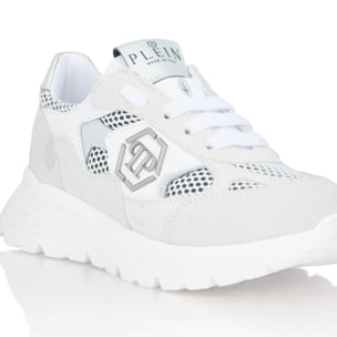 PHILIPP PLEIN Suede Low-Top Sneakers