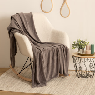 Plaid microfibre 125x150